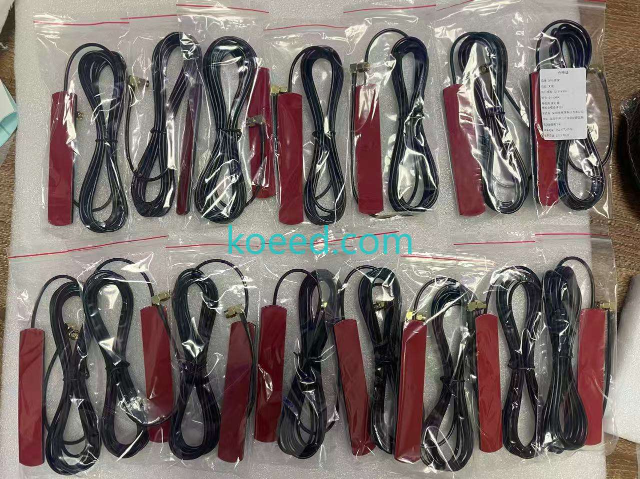 GSM GPRS Antenna 433 Mhz 2.5dbi Cable 90° SMA Male Universal DAB Patch Aerial F - Product View